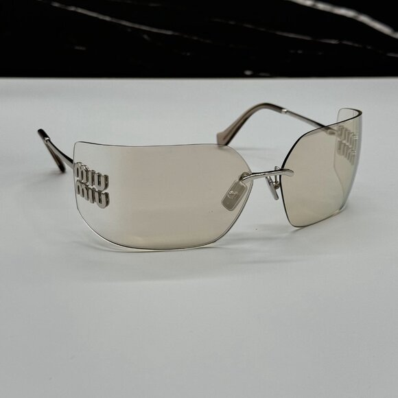 NEW MIU MIU RUNWAY SUNGLASSES MIU MIU MU54YS 1BC10F OVERSIZED WOMEN SUNGLASSES main image 10